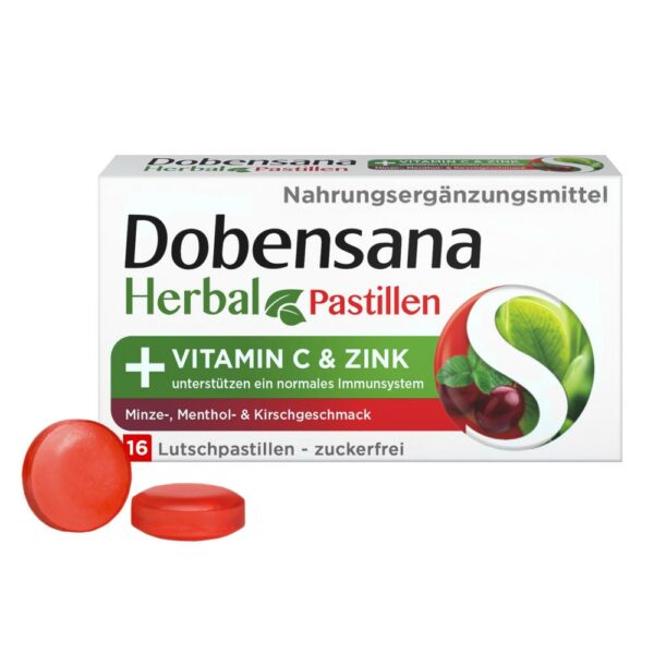 Dobensana Herbal + VITAMIN C & ZINK Kirschgeschmack