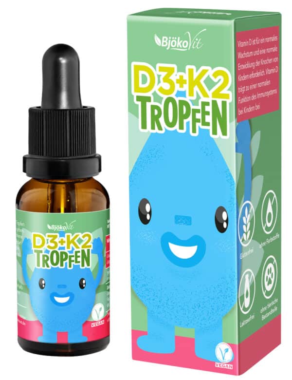 VITAMIN D3+K2 TROPFEN für Kinder