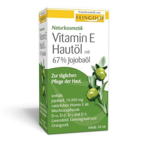 VITAMIN E Hautöl mit 67% Jojobaöl