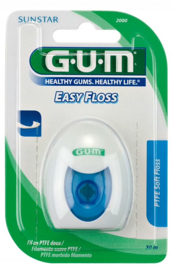 GUM EEZ Thru Floss Teflon Zahnseide 50 m