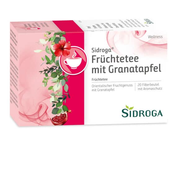 SIDROGA Wellness Früchtetee m.Granatapfel Filterb.