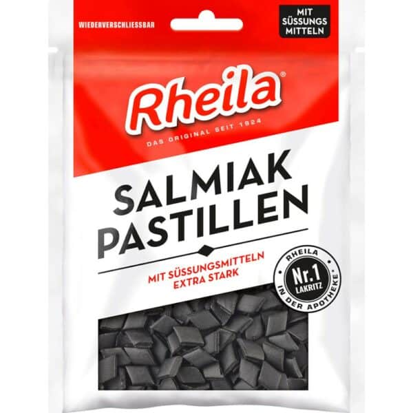 RHEILA Salmiak Pastillen zuckerfrei