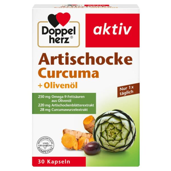 Doppelherz aktiv Artischocke + Curcuma + Olivenöl