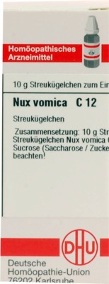 NUX VOMICA C 12 Globuli