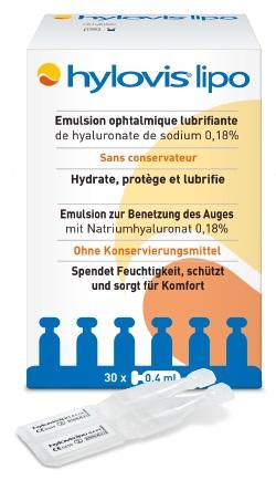 Hylovis lipo Benetzungsaugentropfen