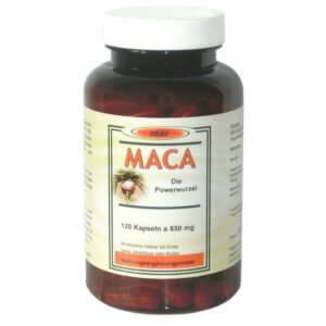 MACA Kapseln 850 mg Macawurzelpulv.a.Ökoanbau