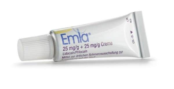 Emla Creme + 2 Tegaderm Pflaster