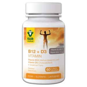 B12 + D3 VITAMIN Waldbeer Geschmack