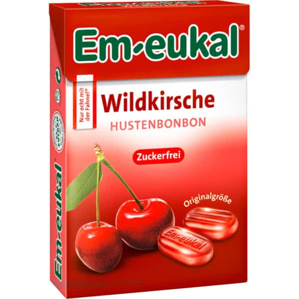 Em-eukal Wildkirsche Hustenbonbons zuckerfrei