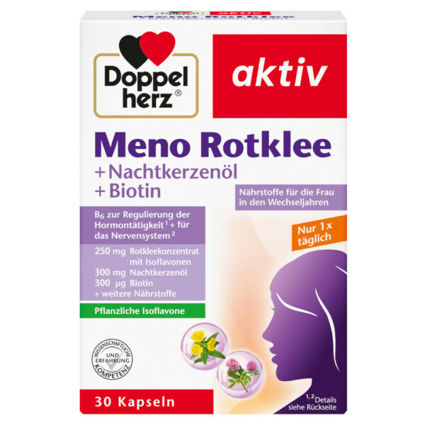 Doppelherz aktiv Meno Rotklee + Nachtkerzenöl + Biotin