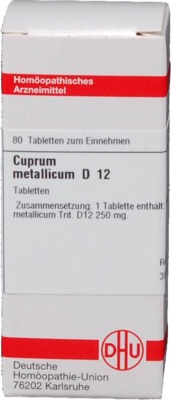 CUPRUM METALLICUM D 12 Tabletten